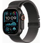 Apple Watch Ultra 2 GPS + Cellular 49mm Black Titanium Case with Black Titanium Milanese Loop - Large (MX5V3) UA