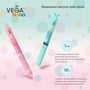 Зубная щетка Vega Kids VK-500B бирюзовая: Технология чистки звуковая