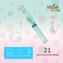 Зубная щетка Vega Kids VK-500B бирюзовая фото 5