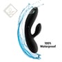 Гнучкий вібратор кролик з двома моторами FeelzToys Lea Rabbit Vibrator Black: Для кого Для жінок