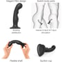 Насадка для страпону Strap-On-Me Dildo Plug P&G Black L: Довжина проникнення, см 16.5