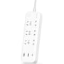 Подовжувач Xiaomi ZMI Power Strip CPX01 (6 розеток + 2 USB-port + 1 USB-C port 65W) White