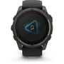 Смарт-годинник Garmin Fenix 8 Solar 51mm Sapphire Carbon Grey DLC Titanium with Black/Pebble Grey Silicone Band (010-02907-11): Фітнес-функції Альтиметр, GPS-модуль, Пульсометр, Пульсоксиметр, Шагомер, Подсчет калорий