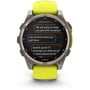 Смарт-часы Garmin Fenix 8 Solar 47mm Sapphire Titanium with Amp Yellow/Graphite Silicone Band (010-02906-21): Материал корпуса титан