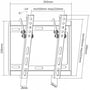 Кронштейн для ТБ UniBracket BZ01-21: Сумісність 23"-42"