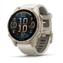 Смарт-часы Garmin Fenix 8 AMOLED 43mm Sapphire Soft Gold with Fog Grey/Dark Sandstone Silicone Band (010-02903-11)