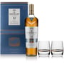 Віскі The Macallan "Triple Cask Matured" 12 Years Old, gift box with 2 glasses, 0.7л (CCL1123410)