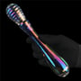 Фаллоимитатор LoveToy Twilight Gleam Glass Dildo Twin Pleasures: Наличие вибрации Нет