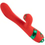 Вібратор-кролик із флогером LOCKINK Sevanda Whip Vibrating Massage Wand - Red & Green: Тип і форма Кролики