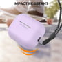 Чехол для наушников AhaStyle Silicone Case with strap Lavender (X003E43NBX) for Apple AirPods Pro 2 фото 5