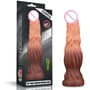 Фалоімітатор LoveToy Dual-Layered Silicone Cock 9.5" Brown: Тип Реалистичные