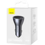 Зарядний пристрій Baseus Car Charger USB 2хUSB-C Golden Contactor Pro 65W Gray (CGJP010013): Кабель в комплекті отсутствует