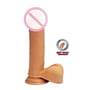 ToyJoy Get Real Dual Density Dildo8 Inch Balls реалістичний фалоімітатор, 20.5x4.5 см: Призначення Вагінальні