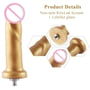 Золотой фаллоимитатор Hismith 6.8″ Golden Silicone Dildo: Назначение Вагинальные