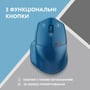 Мишка 2E MF280 Silent Wireless/Bluetooth Blue (2E-MF280WBL): Кількість кнопок 3