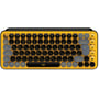 Клавіатура Logitech POP Keys Wireless Mechanical Keyboard UA Blast Yellow (920-010735)