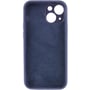 Чохол для iPhone Mobile Case Silicone Case Full Camera Protective Midnight Blue для iPhone 15: Матеріали Силикон