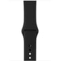 Apple Watch Series 3 38mm GPS Space Gray Aluminum Case with Black Sport Band (MTF02) (MTF02FS/A) UA