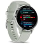 Смарт-часы Garmin Venu 3S Silver Stainless Steel Bezel with Sage Grey Case and Silicone Band (010-02785-01): Время работы до 14 дней