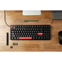 Клавіатура Keychron C3 Pro 87Key, K Pro Red, USB-A, QMK, Hot-swap, EN/UKR, RGB, Black (C3PH1_KEYCHRON): Кількість клавіш 87