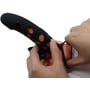 Насадка на член LYBAILE Pretty Love Penis Sleeve With Ball Strap 5.98" Black: Наличие вибрации Есть