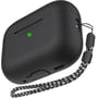 Чехол для наушников AhaStyle Silicone Case with strap Black (X003E43NDL) for Apple AirPods Pro 2