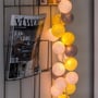 Гірлянда Cotton ball lights на 10 куль 2,7м, Yellow Stone: Застосування Для будинку