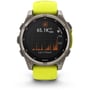 Смарт-часы Garmin Fenix 8 Solar 47mm Sapphire Titanium with Amp Yellow/Graphite Silicone Band (010-02906-21): Материал ремешка Силикон