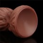 Фаллоимитатор LoveToy Dual-Layered Silicone Cock 9.5" Brown: Наличие вибрации Нет