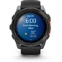 Смарт-часы Garmin Fenix 8 AMOLED 51mm Slate Grey with Black Silicone Band (010-02905-00): Время работы до 29 дней