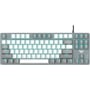 Клавіатура Aula F3287 Keycap KRGD Blue USB UA Grey/White (6948391240954): Кількість клавіш 87