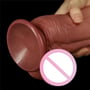 Фаллоимитатор LoveToy Dual-Layered Silicone Nature Cock 10" Flesh: Мошонка Есть