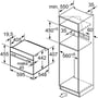 Духова шафа електрична Bosch CMG676BB1: Клас енергоспоживання A