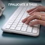 Клавіатура Logitech K950 Bluetooth/Wireless UA Off-White (920-012466): інтерфейс підключення Bluetooth