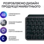 Клавіатура Logitech MX Keys Plus Palmrest Wireless UA Graphite (920-011589) фото 5