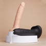 Фалоімітатор Strap-On-Me Squirting Cum Realistic Dildo Black XL: Наявність вібрації  Нет