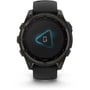 Смарт-годинник Garmin Fenix 8 Solar 47mm Sapphire Carbon Grey DLC Titanium with Black/Pebble Grey Silicone Band (010-02906-11): Стандарт захисту 10 ATM