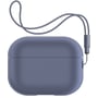 Чехол ArmorStandart Silicone Case with straps Dark Purple (ARM68611) for Apple Airpods Pro 2