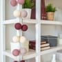 Гирлянда Cotton ball lights на 50 шаров 7,5м, Rosegarden: Тип Хлопковые шарики