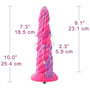 Фалоімітатор-насадка Hismith Awl Shape Silicone Dildo Monster Series: Тип Нереалистичные