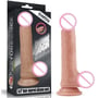 Фалоімітатор LoveToy Dual-Layered Silicone Cock 8" Flesh: Тип Реалистичные