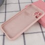 Чехол для iPhone Mobile Case Silicone Case Full Camera Protective Pink Sand for iPhone 14: Цвет розовый