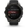 Смарт-часы Garmin Fenix 8 AMOLED 51mm Sapphire Carbon Grey DLC with Black/Pebble Grey Silicone Band (010-02905-21): Дисплей 1.4" AMOLED (454x454) / Corning Gorilla Glass