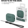 Чохол для навушників AhaStyle Silicone Case with strap Midnight Green (X003E46FGX) для Apple AirPods Pro 2: Тип чохол