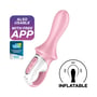 Анальный вибратор с функцией надувания Satisfyer Air Pump Booty 5+ Inflatable Anal Vibrator Pink