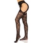 Колготки Leg Avenue Eyelet lace suspender hose Black One Size: Застосування На ноги