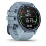 Смарт-годинник Garmin Descent Mk2S Mineral Blue with Sea Foam Silicone Band (010-02403-07)