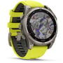 Смарт-часы Garmin Fenix 8 Solar 47mm Sapphire Titanium with Amp Yellow/Graphite Silicone Band (010-02906-21): Время работы до 21 дня