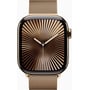 Apple Watch Series 10 42mm GPS+LTE Gold Titanium Case with Gold Milanese Loop: Розмір 42mm