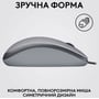 Мышь Logitech M110 Silent USB Mid Gray (910-006760): Количество кнопок 3